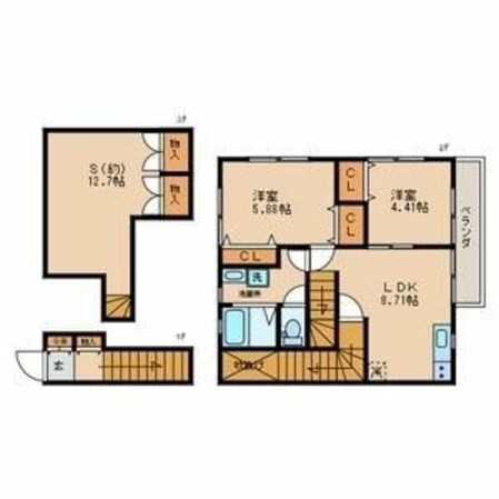 弄月館の物件間取画像